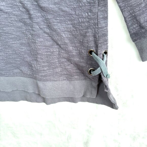 Weekend Suzanne Betro Drop Shoulder Casual Sweater Womens 1X Gray Blue - Picture 4 of 8